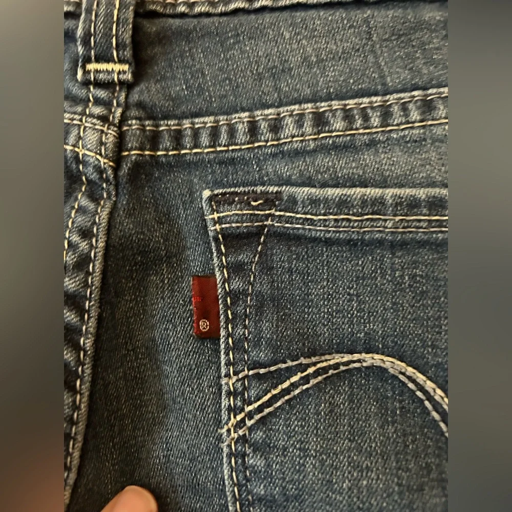Levi’s Men’s Sz W29 L32 Western Rodeo Rustic Slim Straight Leg Jeans